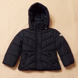 Brums Black Kids Puffer Jacket